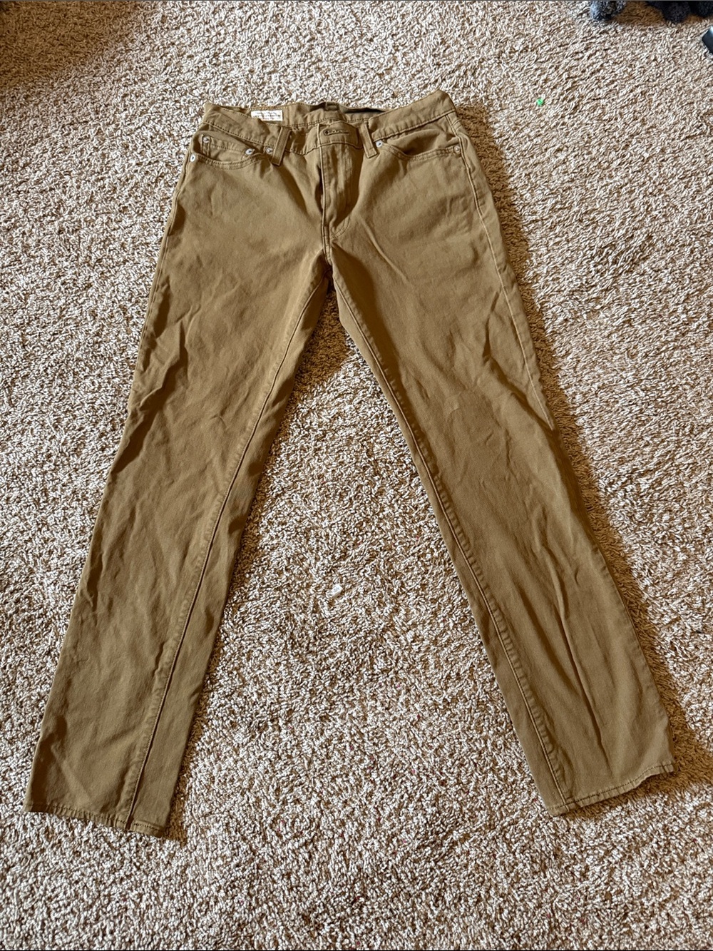 Levi’s Men's Slim Straight Pants - Olive Brown